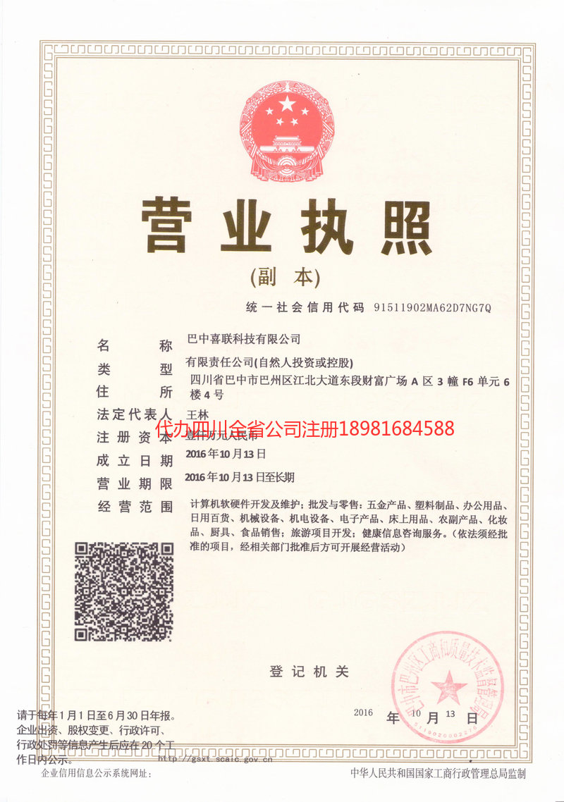 资阳资阳喜联科技有限公司